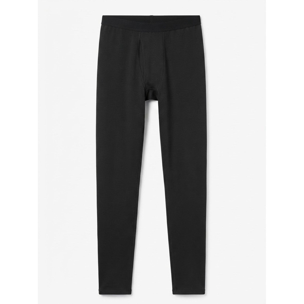 Mens Patagonia Base Layer Pants L Black Warm Winter Outdoor Camping Hiking